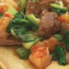 Spicy Beef with Shrimp & Bok Choy