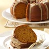 Pumpkin Spice Cake with Maple Glaze