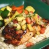 Salmon Cutlets with Pineapple Salsa