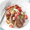 Pork Tenderloin Medallions with Strawberry Sauce