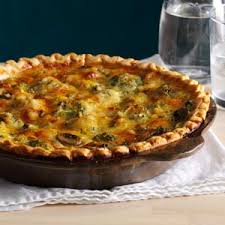 Mushroom Broccoli Quiche