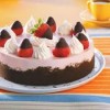 Chocolate-Dipped Strawberry Cheesecake